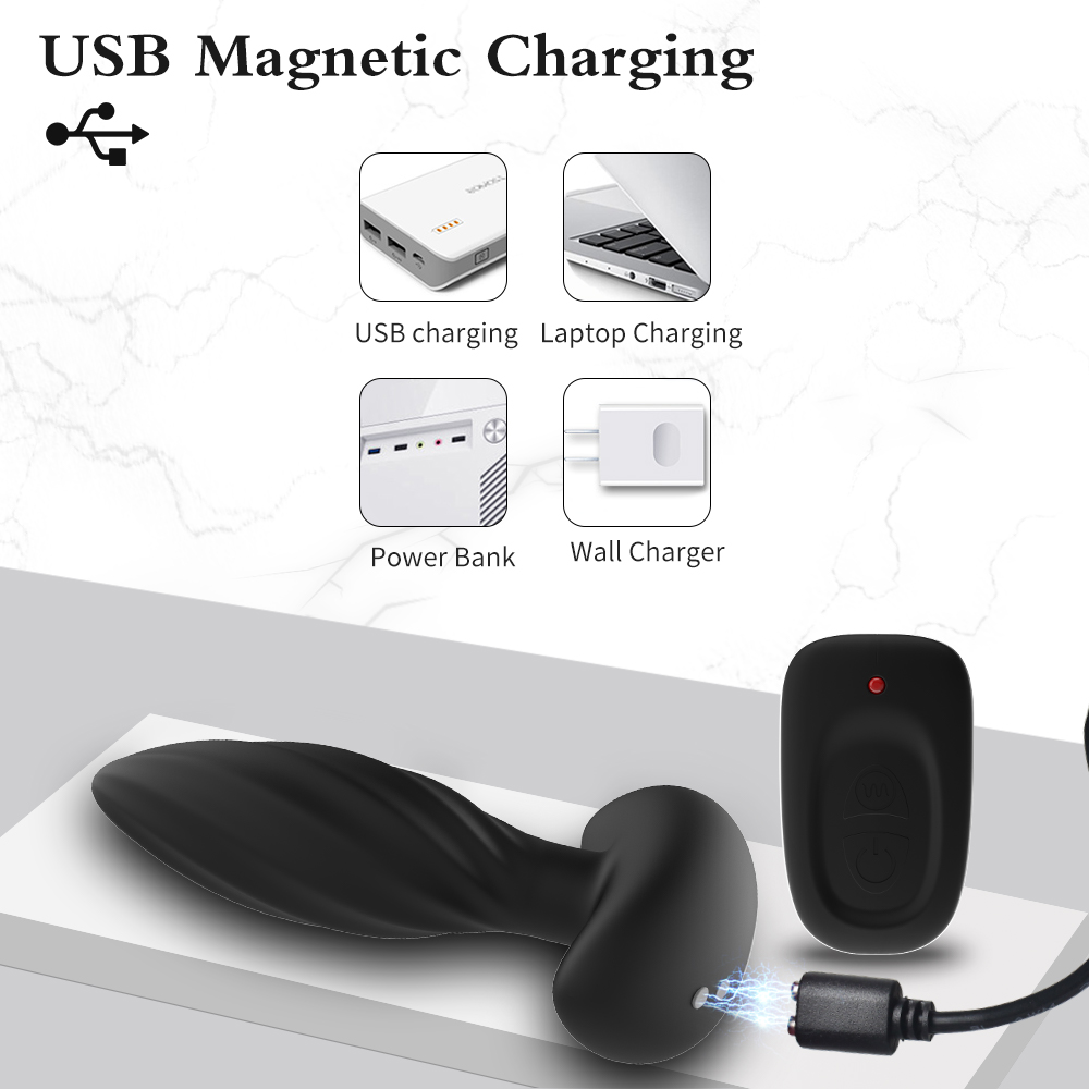 Беспроводной Пульт дистанционного управления Вибрирующей Анальной пробкой