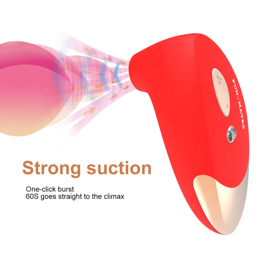 Вибратор для всасывания клитора