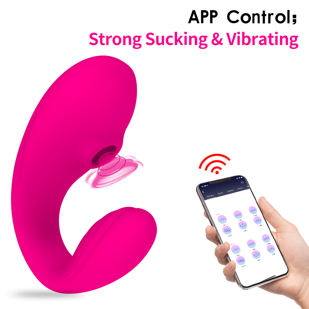 Носимый Вибратор для пары с Сосанием