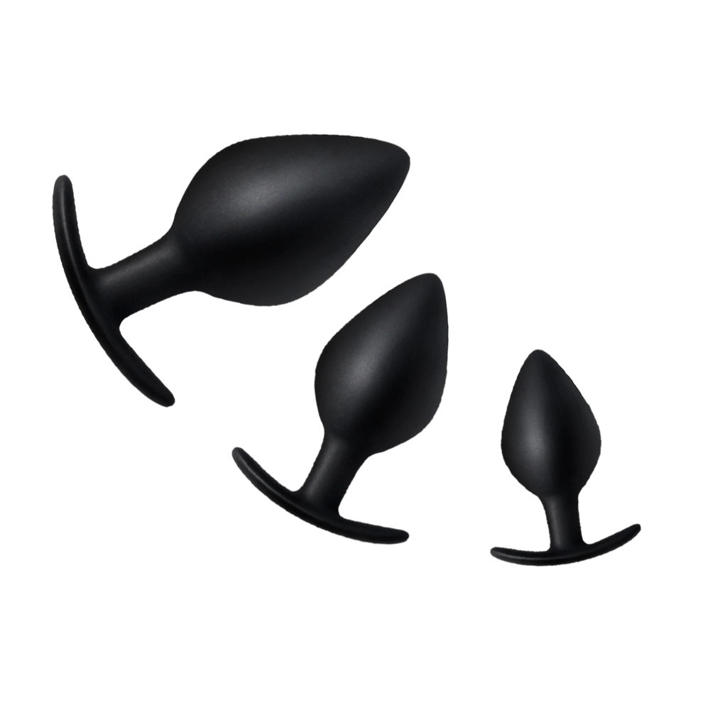 Набор силиконовых анальных пробок