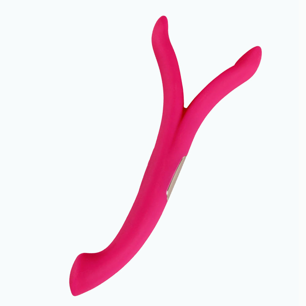 Двусторонний гибкий силиконовый вибратор