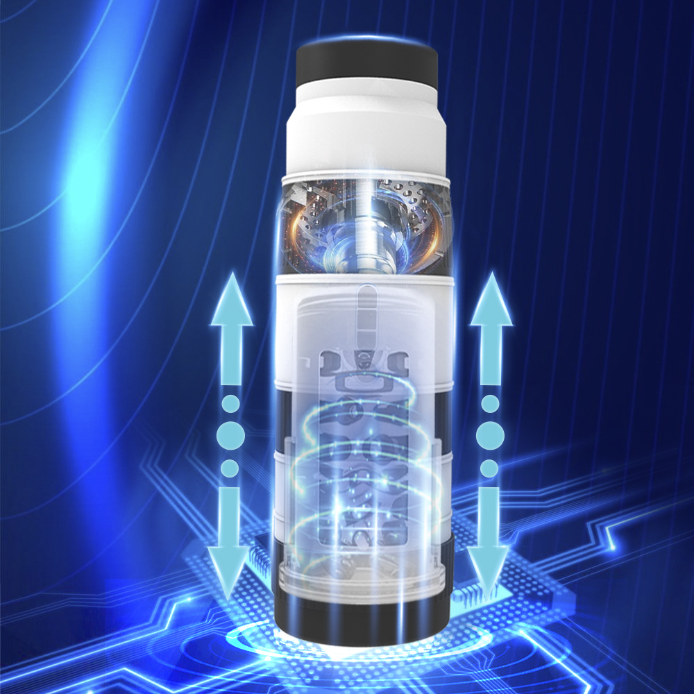 Интерактивный мужской мастурбатор с функциями вращения и вибрации