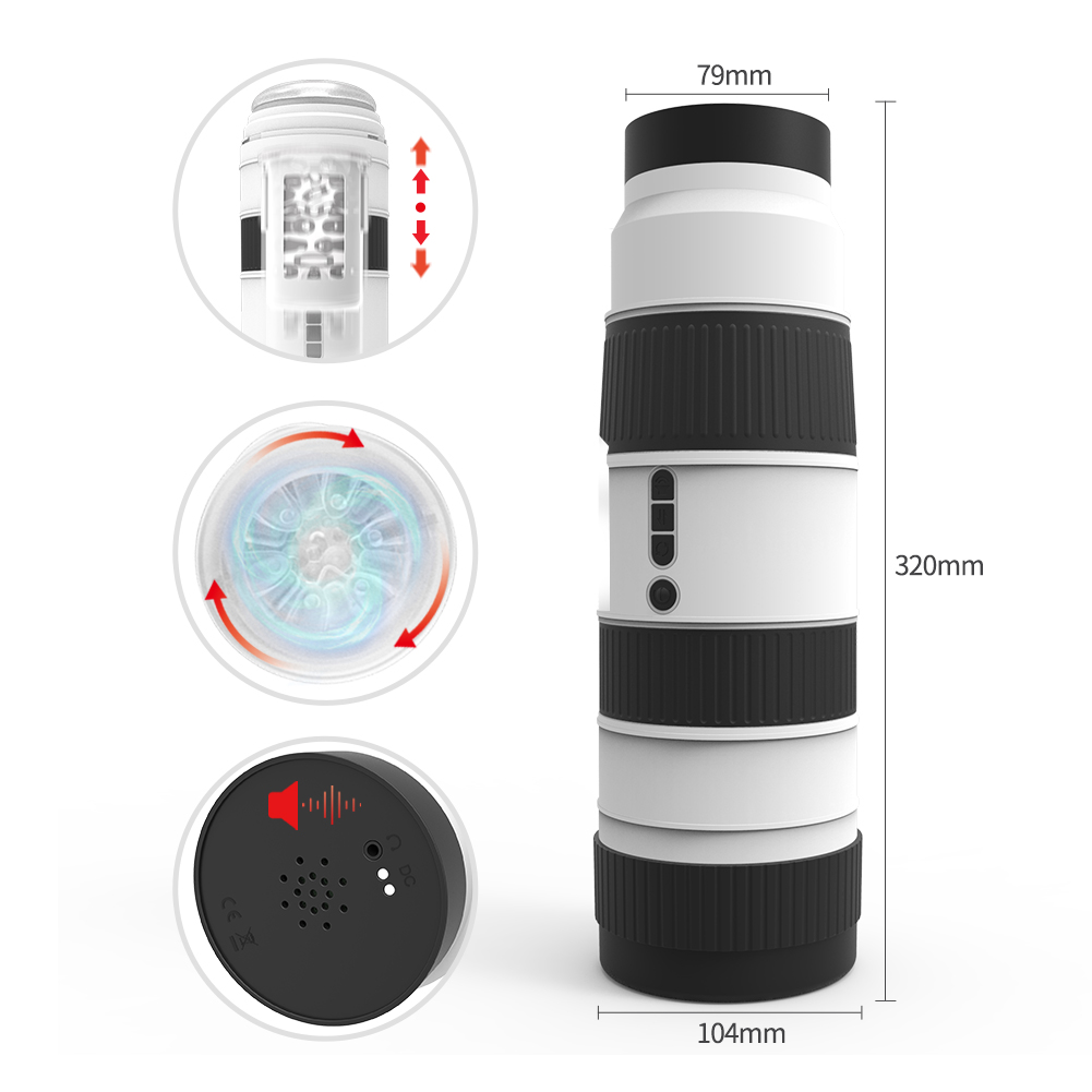Интерактивный мужской мастурбатор с функциями вращения и вибрации