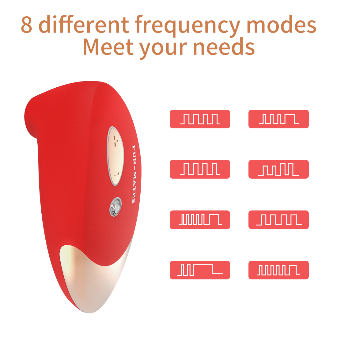 Вибратор для всасывания клитора