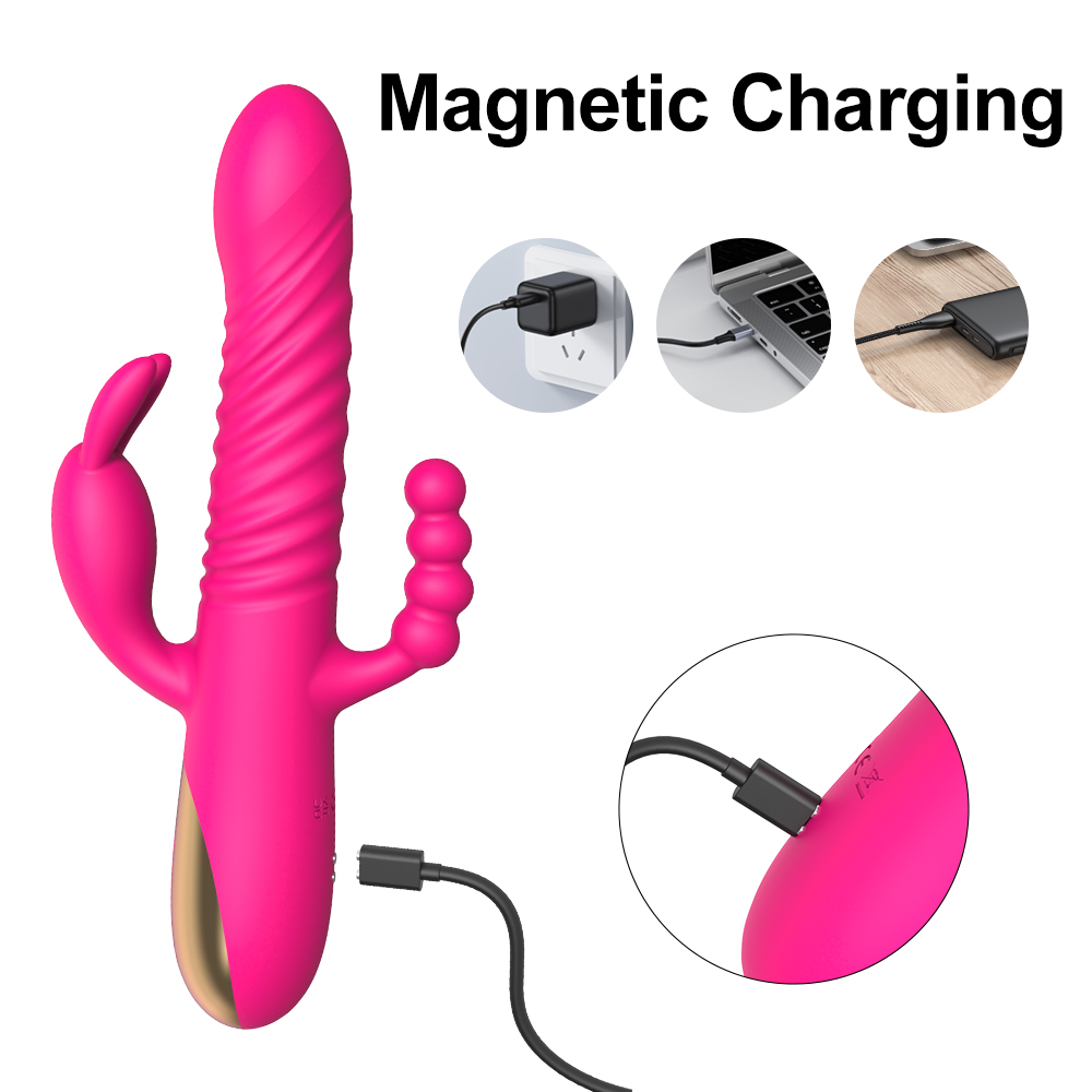 Вибратор для кроликов двойного действия