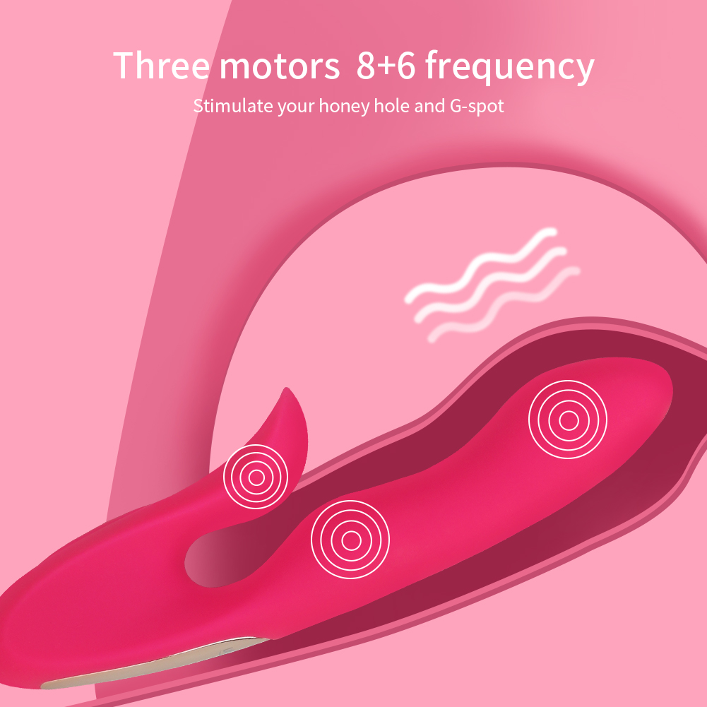 Вибратор с двойной стимуляцией