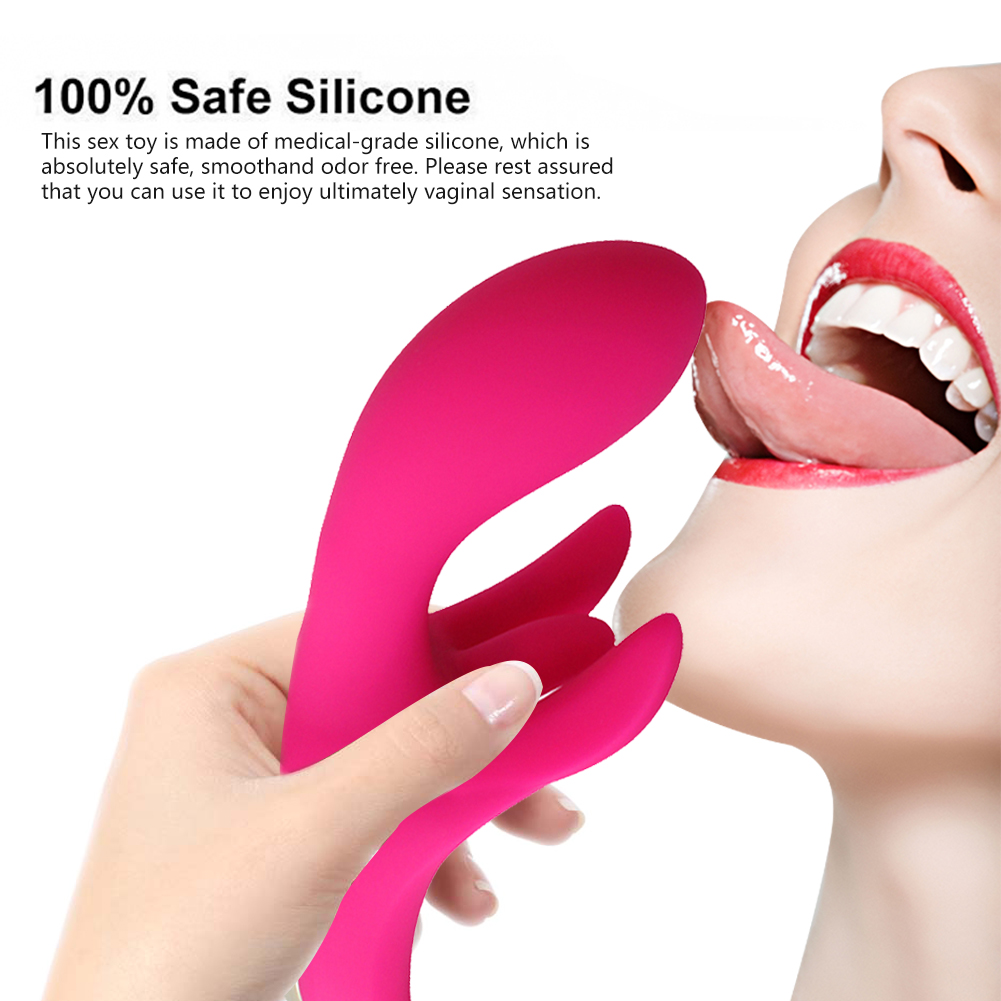 Вибратор для точки G с тройным двигателем и клиторальным вибратором для женщин