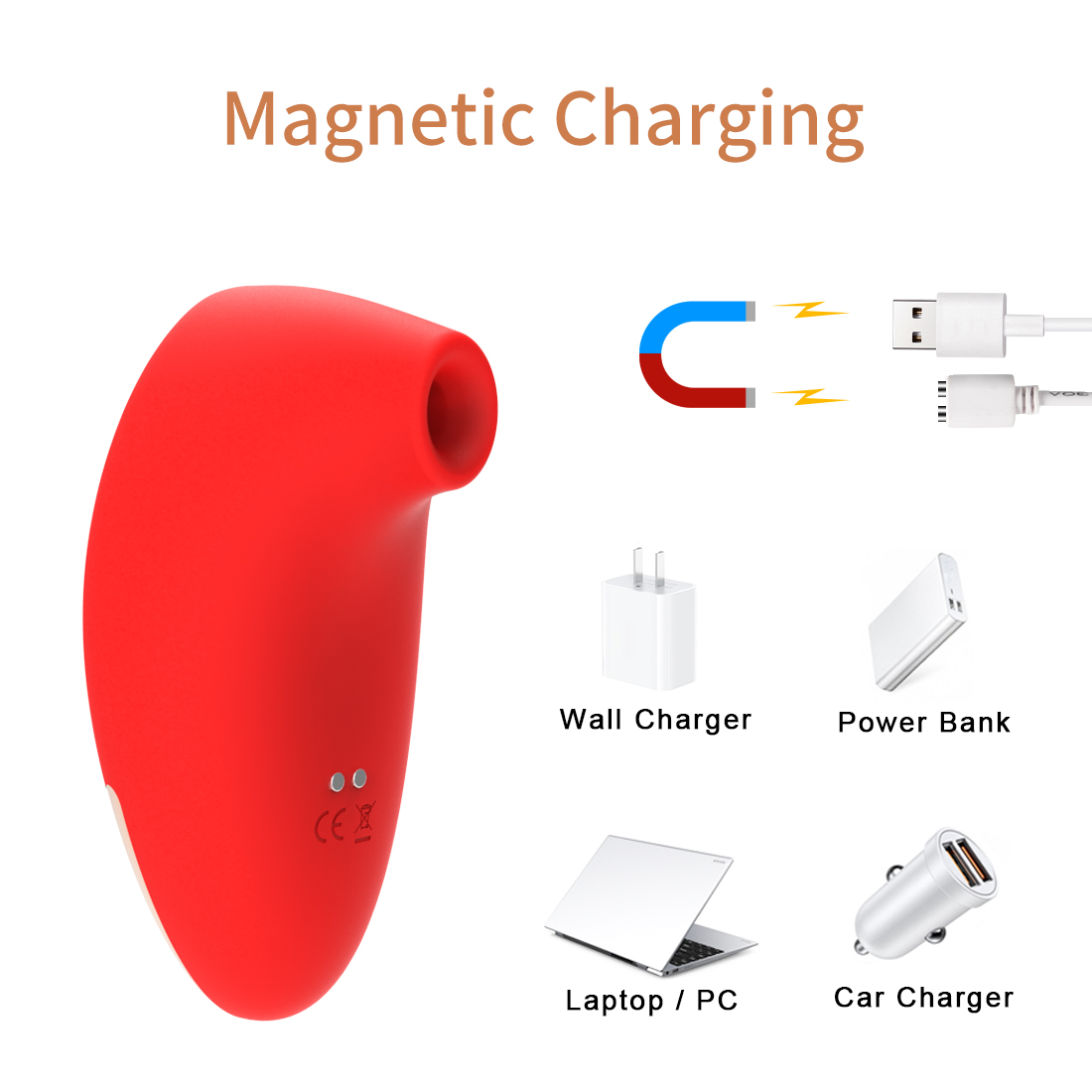 Вибратор для всасывания клитора