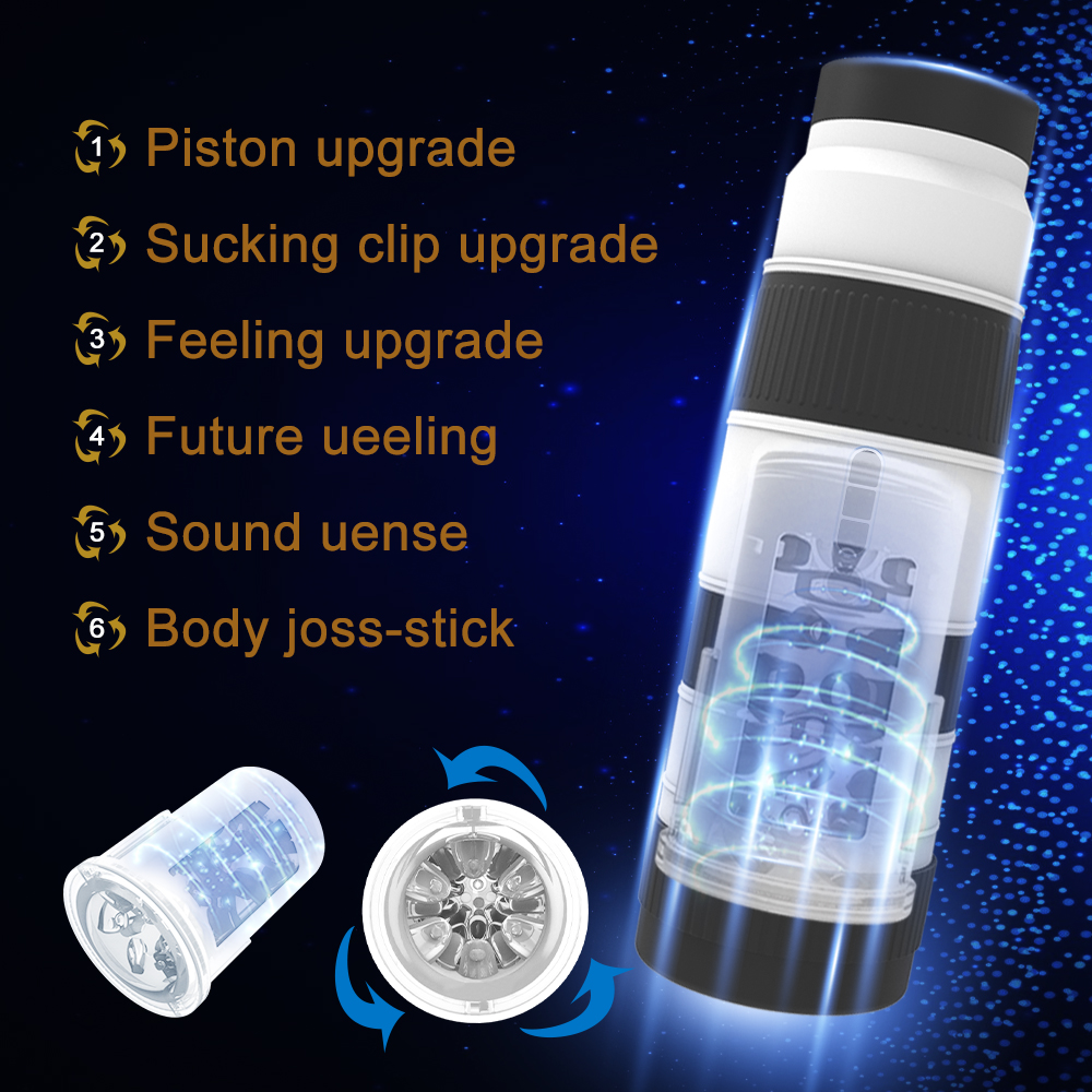 Интерактивный мужской мастурбатор с функциями вращения и вибрации