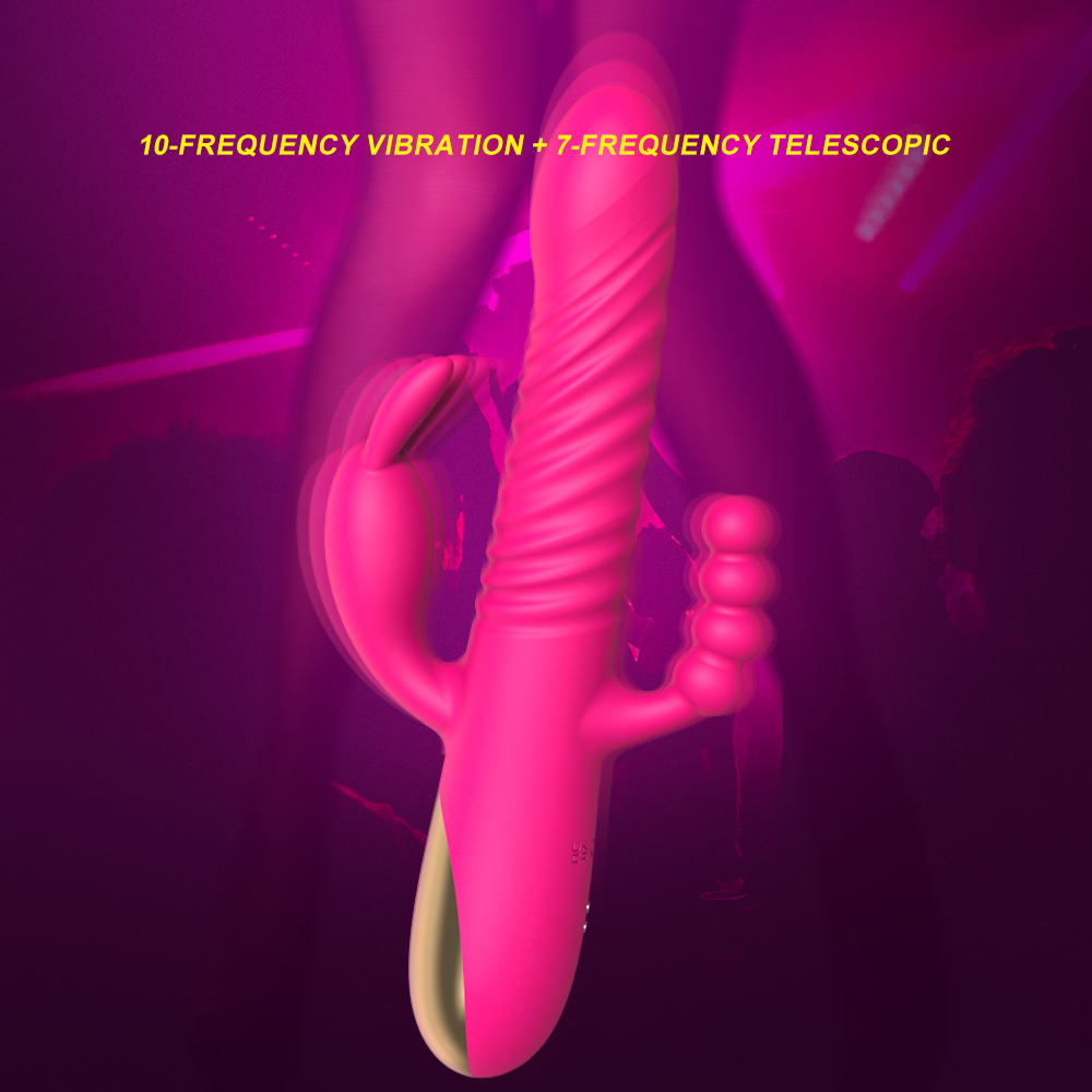 Вибратор для кроликов двойного действия