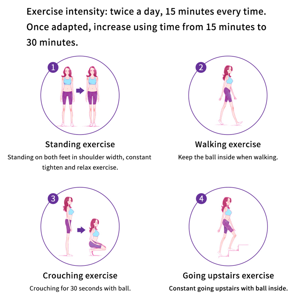 Набор мячей для упражнений Кегеля