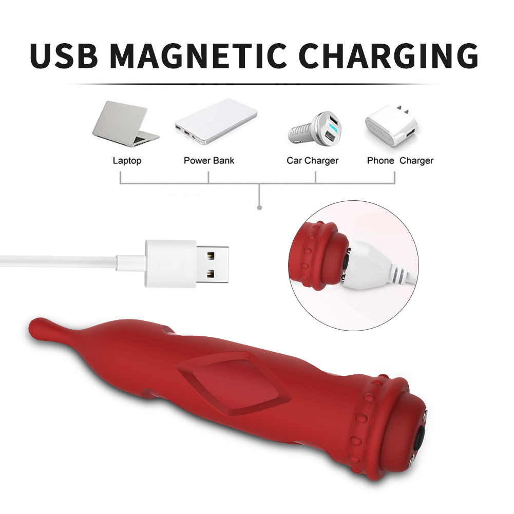 Текстурированный силиконовый массажер-пуля 2-в-1